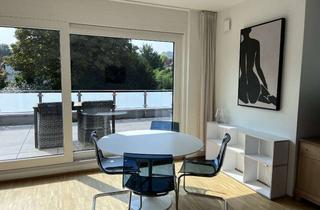 Wohnung mieten in 52070 Aachen, Helle, möblierte 1-Zimmer-Wohnung mit großer Dachterrasse am Fuße des Lousbergs (Soers)