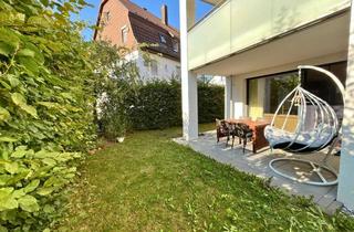 Wohnung mieten in Spielbergstraße, 71032 Böblingen, Moderne helle 3,5-Zimmer-Neubauwohnung mit 120 m² privatem Garten im Herzen von Böblingen – möbliert