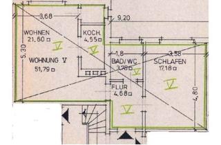 Wohnung mieten in Mondhahnstraße, 58762 Altena, Schöne, renovierte 2-Raum-Wohnung in Altena Dahle