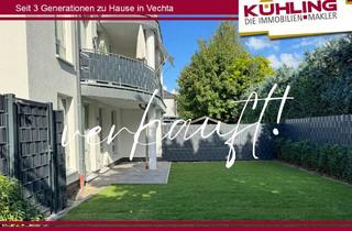 Wohnung kaufen in 49377 Vechta, Vechta - Exklusiv modernisierte Erdgeschosswohnung mit Garten in Toplage!