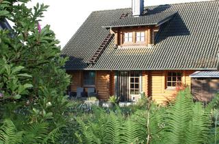 Haus kaufen in Westweg 10, 34414 Warburg, „Honka-Blockhaus/Holzhaus mit Kamin, Gartenidylle & Carports“
