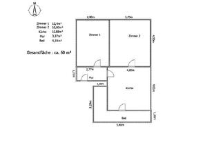 Wohnung mieten in An Der Bahn, 65474 Bischofsheim, Erstbezug nach Sanierung! Moderne 2-Zimmer-Wohnung in Bischofsheim