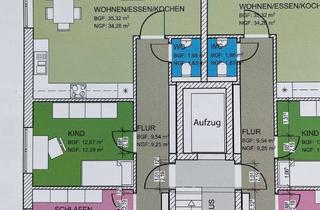 Wohnung mieten in 36251 Bad Hersfeld, Erstbezug mit Balkon und EBK: Exklusive 3-Zimmer-Wohnung mit geh. Innenausstattung in Bad Hersfeld