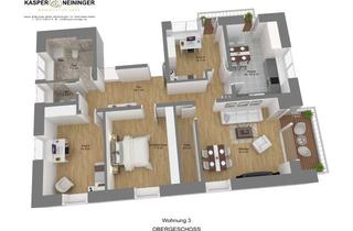 Wohnung mieten in Töpferweg, 76532 Balg, Erstbezug nach Sanierung mit Balkon: Geschmackvolle 4-Zimmer-Wohnung mit geh. Innenausstattung