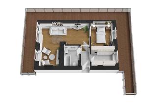 Penthouse mieten in Rotdornallee, 42897 Lennep, Erstbezug nach Sanierung: schöne 2-Zimmer-Wohnung „Penthouse Feeling“ mit EBK zentral in Lennep