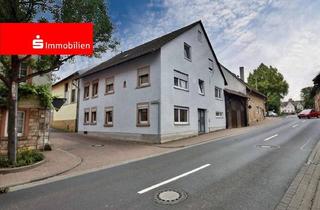 Haus kaufen in 63762 Großostheim, Zweifamilienhaus mit Nebengebäude in Pflaumheim