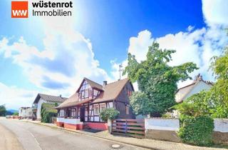 Haus kaufen in 63571 Gelnhausen, Denkmalschutz-Hausschätzchen bezahlbar und mit tollem Garten! DHH in Gelnhausen-Meerholz mit Stlpl.!