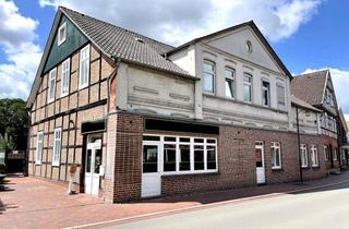 Haus kaufen in 49635 Badbergen, Hochwertig saniertes Wohn- und Geschäftshaus inkl. Baugrundstück im Zentrum von Badbergen!