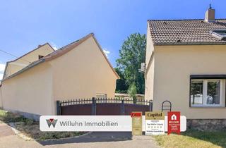 Haus kaufen in 06188 Landsberg, Gästehaus zwischen Leipzig und Halle: Großer Garten | Teichblick | Renovierungsbedürftig!