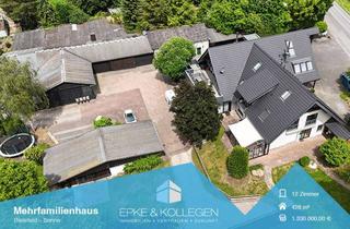 Gewerbeimmobilie kaufen in 33659 Senne, Mehrgenerationshaus // Gewerbehalle // vermietet // großes Grundstück // Wohnen + Gewerbe