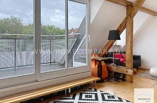 Wohnung mieten in 80803 München, ***Helle, modern möblierte 1,5-Zimmer-Dachgeschoss-Maisonette-Wohnung mit Südbalkon in Schwabing