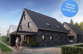 Doppelhaushälfte kaufen in 49757 Werlte, Moderne Doppelhaushälfte im KfW40 Effizienzhausstandard mit kleinem Garten in Werlte zu verkaufen!
