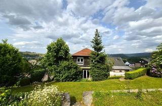 Mehrfamilienhaus kaufen in 54316 Ollmuth, Ollmuth - Mehrfamilienhaus mit drei Wohneinheiten, Garagen, Garten, StreuobstwieseKoppel und Mega-Fernblick!