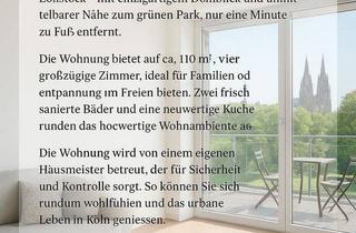 Wohnung kaufen in 50969 Köln, Köln - 4 Zimmer Wohnung zu Verkaufen
