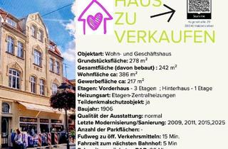 Haus kaufen in 39340 Haldensleben, Haldensleben - ?? Immobilie Wohn+ Geschäftshaus mit 4 WE + Laden zu verkaufen