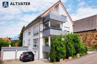 Wohnung kaufen in 74235 Erlenbach, Dachgeschosswohnung mit Sonnenbalkon in Südost-Orientierung inkl. Einbauküche und Garage