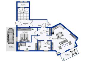 Wohnung kaufen in 06618 Naumburg, 3 - Raum-Wohnung mit Terrasse und Gartennutzung - Denkmal-AfA