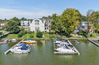 Wohnung kaufen in 12559 Müggelheim, 4-Zimmer-Wohnung direkt am Wasser mit eigenem Bootsliegeplatz und Tiefgarage in Berlin-Müggelheim