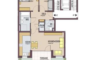 Wohnung mieten in Alemannenstraße 27, 79117 Littenweiler, Erstbezug in Freiburg-Littenweiler – moderne 3-Zimmer-Wohnung mit Terrasse & kleinem Garten