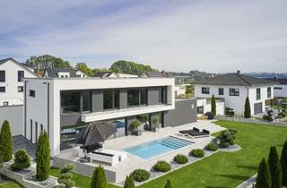 Villa kaufen in Hafneräcker 34, 73572 Heuchlingen, Exklusive Architektenvilla mit beheiztem Pool, Japangarten & luxuriöser Ausstattung