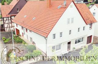 Einfamilienhaus kaufen in 34466 Wolfhagen, Gepflegtes Einfamilienhaus mit 2 Garagen & Scheune ideal für Hebebühne, Stallungen, Keller!