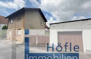 Einfamilienhaus kaufen in 64683 Einhausen, Einhausen, sanierungsbedürftiges Einfamilienhaus mit Anbau und zwei Garagen