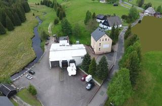 Gewerbeimmobilie kaufen in 09496 Kühnhaide, Werkstatt und LKW-Halle plus kernsaniertes exklusives Wohngebäude in Kühnhaide / Erzg.