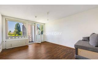 Wohnung kaufen in 40472 Rath, Ideal geschnittene Singlewohnung mit Westloggia im gepflegten Mehrfamilienhaus