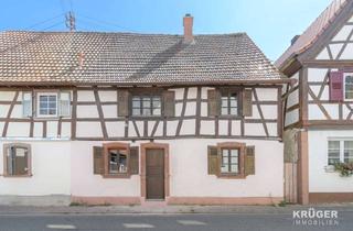 Haus kaufen in Hauptstraße 30, 76889 Kapsweyer, Kapsweyer / gemütliches Fachwerkhaus mit tollem Garten & Glasfaseranschluss / sofort frei