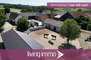 Haus kaufen in 94491 Hengersberg, Gepflegtes Reiteranwesen mit schönem Wohnhaus und ca. 5,4 Hektar Grund in toller Lage