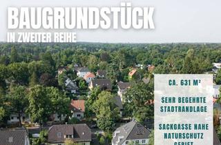 Grundstück zu kaufen in 16548 Glienicke/Nordbahn, Baugrundstück in Glienicke Nordbahn in zweiter Reihe