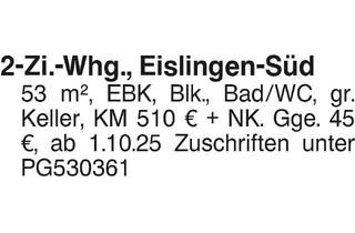 Wohnung mieten in 73054 Eislingen, 2-Zi.-Whg., Eislingen-Süd