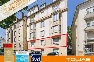 Wohnung kaufen in 70193 Stuttgart, Stuttgart - Altbaucharme im Hochparterre - helle Dreizimmerwohnung in top Lage des Stuttgarter Westen!