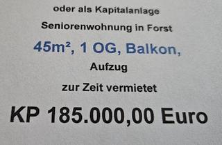 Wohnung kaufen in 76694 Forst, Forst - Attraktive Eigentumswohnung in Seniorenanlage