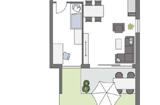 Wohnung kaufen in Hindenburgstraße 51, 70825 Korntal-Münchingen, Platz zum Entfalten: Luxuriöse 3-Zimmer-Wohnung mit Terrasse und privatem Garten