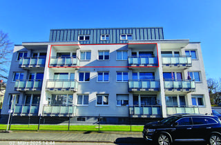 Wohnung mieten in Stauffenbergstraße 29, 63071 Offenbach, Lichtdurchflutete 2-Zimmer-Wohnung mit Küche, Tageslichtbad und zwei West-Balkonen