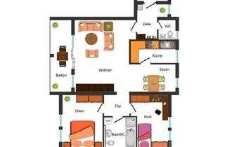Wohnung mieten in Obere Gartenstraße 2, 73033 Göpping, 73033 Göppingen, 3,5-Zimmer-Wohnung in zentraler Lage von Göppingen mit Südbalkon & Tiefgarage