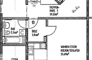 Wohnung mieten in Am Klemmberg, 06667 Weißenfels, Attraktive 1-Zimmer-Wohnung mit Balkon und EBK in Weißenfels