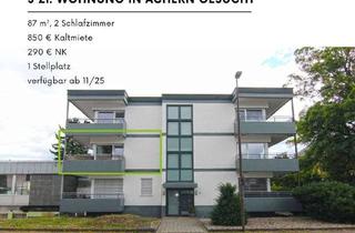 Wohnung mieten in 77855 Achern, Ansprechende 3 Zimmerwohnung mit Balkon zu vermieten