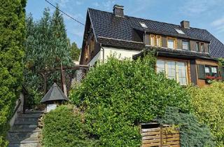 Doppelhaushälfte kaufen in 08248 Klingenthal, Doppelhaushälfte mit Nebengebäude und viel Platz für eigene Träume