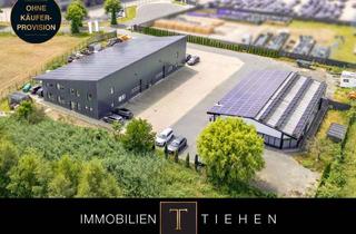 Gewerbeimmobilie kaufen in 49716 Meppen, Zwei auf einen Streich! Vermietete Gewerbehallen mit PV-Anlagen im Euro-Industriepark Meppen-Versen