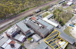 Gewerbeimmobilie kaufen in 15517 Fürstenwalde, Grundstück im Industriegebiet mit zwei Produktions- bzw. Lagerhallen, Bürogebäude und Freiflächen