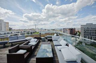 Penthouse mieten in Jean-Weipert-Straße, 63067 Kaiserlei, Penthouse zur Zwischenmiete – Hafeninsel Offenbach (Mainblick, Dachterrasse, TG-Stellplatz)