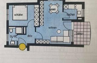 Wohnung mieten in Lindauer Straße 39/2, 88079 Kressbronn, Sonnige, vollständig renovierte 2-Zimmer-Wohnung mit EBK und Balkon in Tettnang