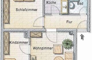 Wohnung mieten in Platz Des Friedens, 06686 Lützen, 3-Raum Erdgeschosswohnung am Teich