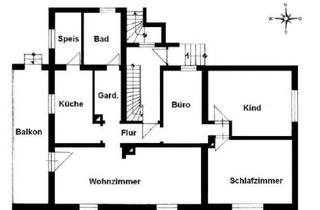 Wohnung mieten in Schreiberhauer Straße, 90522 Oberasbach, Exklusive 4-Raum-EG-Wohnung mit Einbauküche, Balkon und Gartenmitbenutzung in Oberasbach