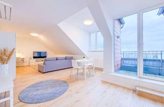 Wohnung mieten in Semmelweisstraße, 01159 Friedrichstadt, Neu sanierte 1-RW * Dachterrasse mit Blick * komplett möbliert * Küche mit neuer EBK * TG * zentral!