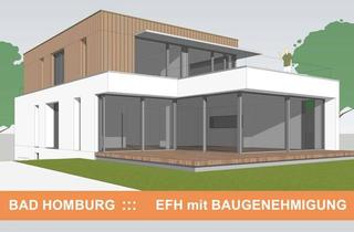 Haus kaufen in 61350 Bad Homburg, BAD HOMBURGER BESTLAGE ::: NEUBAU mit BAUGENEHMIGUNG oder UMBAU?