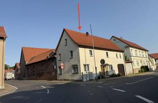 Einfamilienhaus kaufen in Friedrichswerther Straße, 99820 Hörselberg-Hainich, Großes, sanierungsbedürftiges Einfamilienhaus mit viel Substanz und massivem Nebengelass