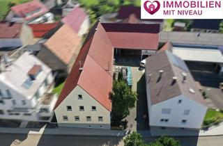 Haus kaufen in 89426 Mödingen, Großes EFH+ Nebengebäude, optional mit 1,8 ha Wiesen! Landw. Hofstelle in Bergheim (Mödingen)